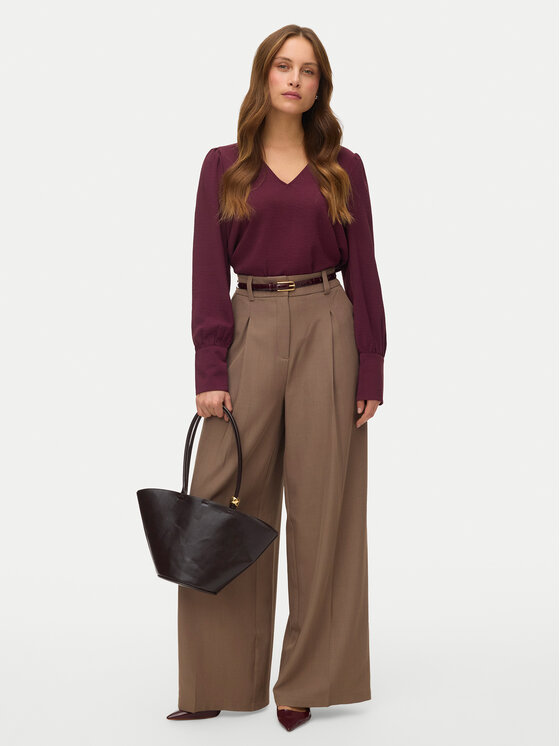 Vero Moda Vero Moda Halenka Esme 10338288 Bordó Regular Fit