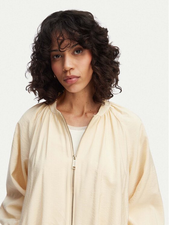 Marella Marella Μπουφάν μεταβατικό Fico 2613041174 Εκρού Regular Fit