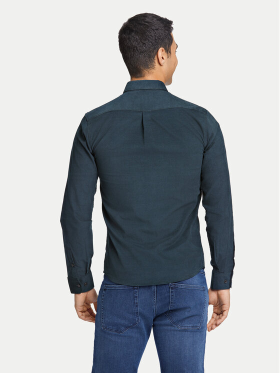 Lindbergh Lindbergh Cămașă 30-203248A Verde Relaxed Fit