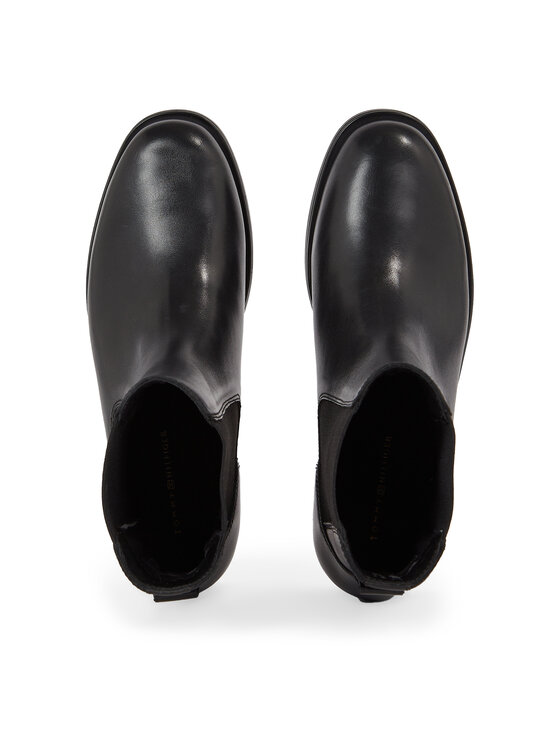 Tommy Hilfiger Tommy Hilfiger Botki Elevated Essential Bootie FW0FW07483 Czarny