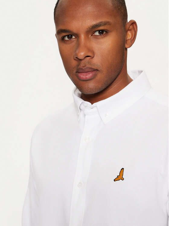 Brave Soul Brave Soul Camicia MSH-230CLAUDIANB Bianco Slim Fit