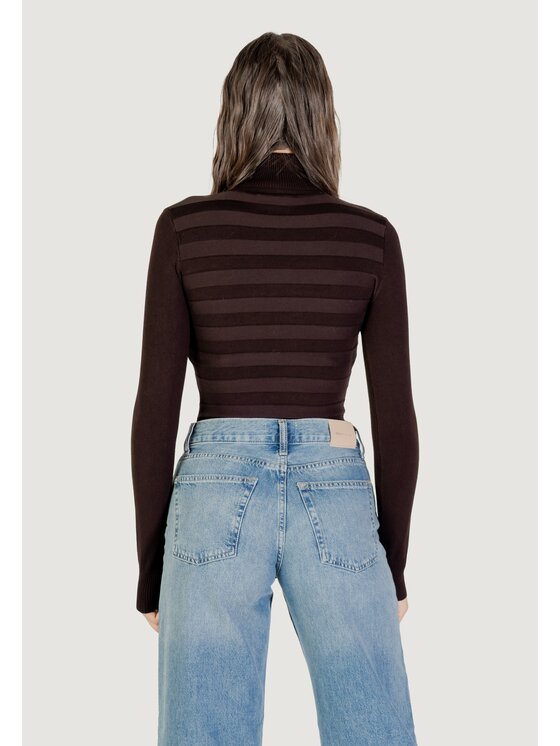 Morgan De Toi Morgan De Toi Maglione 252-MENTHYO Marrone Blazer Fit