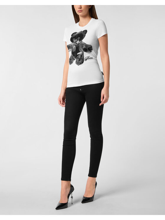 PHILIPP PLEIN PHILIPP PLEIN T-Shirt 27377 Biały