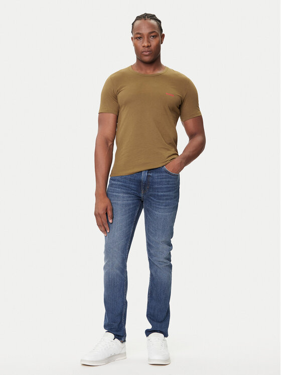 HUGO HUGO Jeans hlače 50542688 Modra Extra Slim Fit