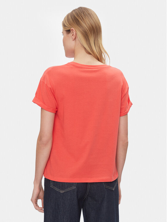 Pepe Jeans Pepe Jeans Tricou Helga PL505761 Roșu Regular Fit
