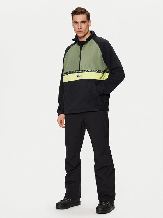 Quiksilver Quiksilver Флісовий реглан Champagne Powder EQYFT04978 Чорний Regular Fit