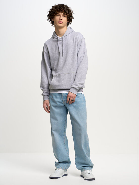 BIG STAR BIG STAR Bluza LITSON_901_170 Szary Comfort Fit