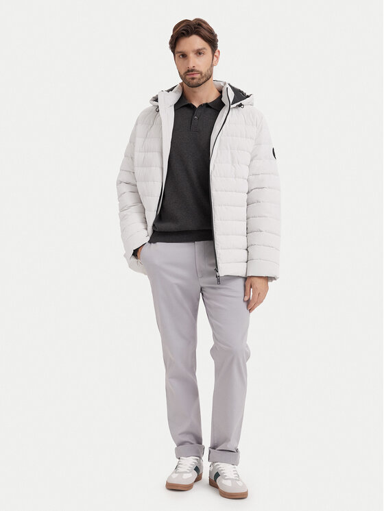 Nautica Nautica Talvejope 62KUMP1400 Valge Regular Fit