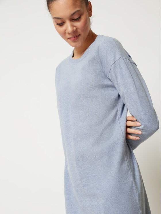 Skiny Skiny Noční košile 80773 Šedá Regular Fit