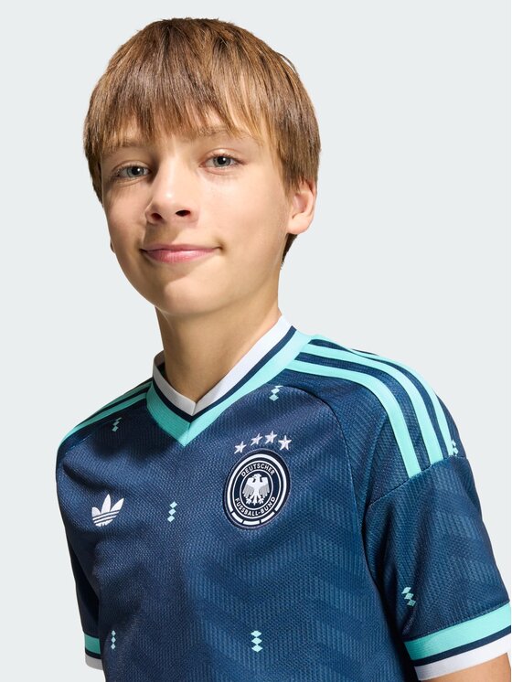 adidas adidas Koszulka techniczna 162218 Niebieski jasny Slim Fit