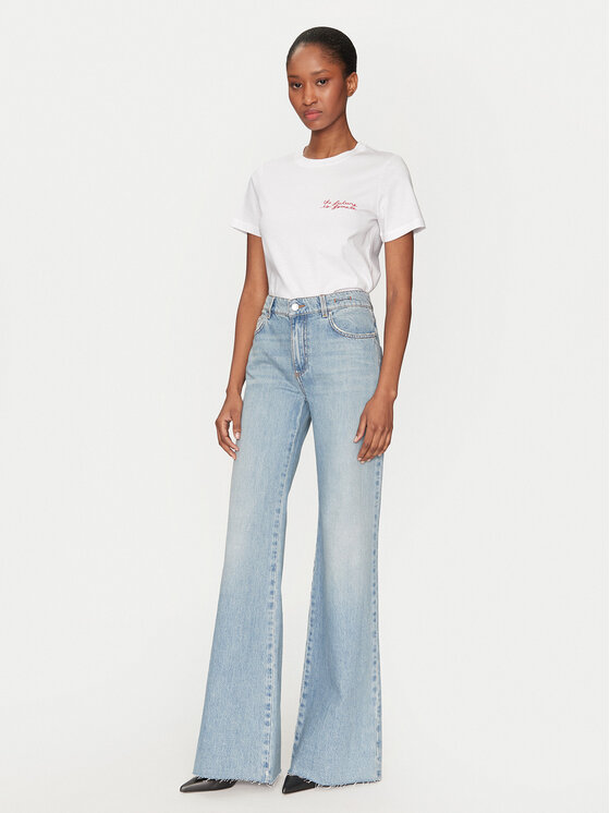 Marella Marella Blugi Wleg 2513181034 Albastru Wide Leg