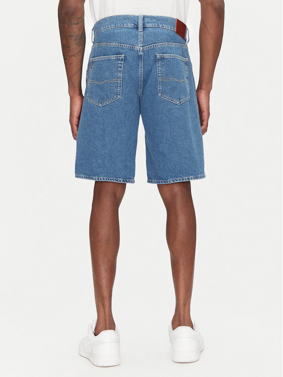 Pepe Jeans Pepe Jeans Džínové šortky PM801176 Modrá Loose Fit