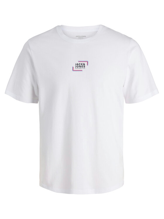 Jack & Jones Jack & Jones T-Shirt Corp Graphic 12268415 Bílá Regular Fit