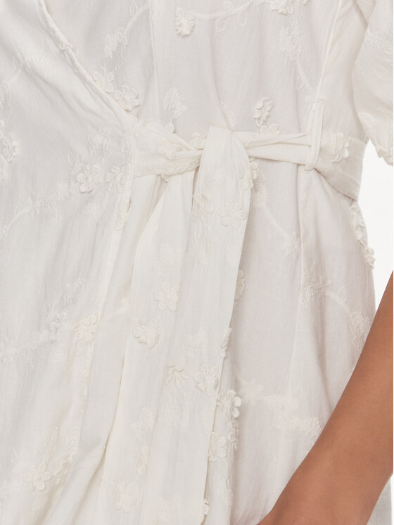 Selected Femme Selected Femme Sukienka codzienna 16089220 Biały Regular Fit
