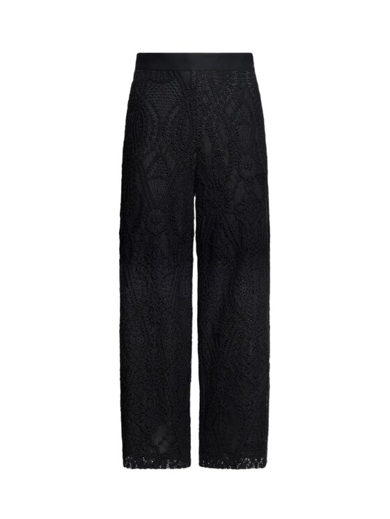 Elena Mirò Elena Mirò Pantaloni di tessuto P160P100386N033 Nero Regular Fit