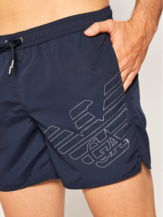 Emporio Armani Emporio Armani Plavecké šortky 211740 0P427 06935 Tmavomodrá Regular Fit