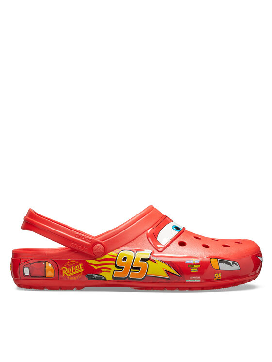 Şlapi Crocs Lightning Mcqueen Crocband Clog 205759 Roșu