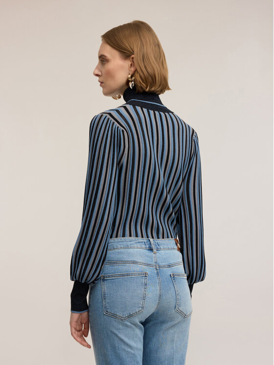 Motivi Motivi Cardigan M036W003711N0S3 Blu Regular Fit