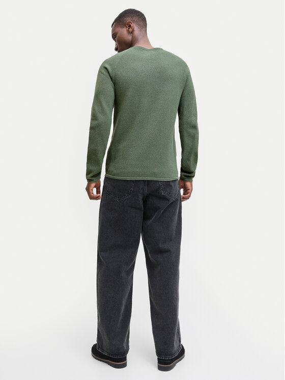 Jack&Jones Jack&Jones Džemper Hill 12157321 Zelena Regular Fit