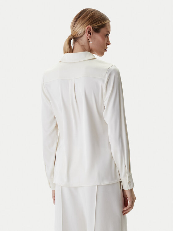 Guess Guess Srajca W5RH40 WFQC2 Écru Regular Fit