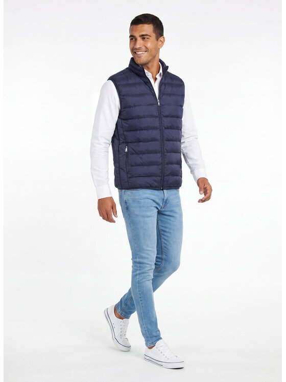 Pako Lorente Pako Lorente Kamizelka B000B-8X-002 Granatowy Regular Fit