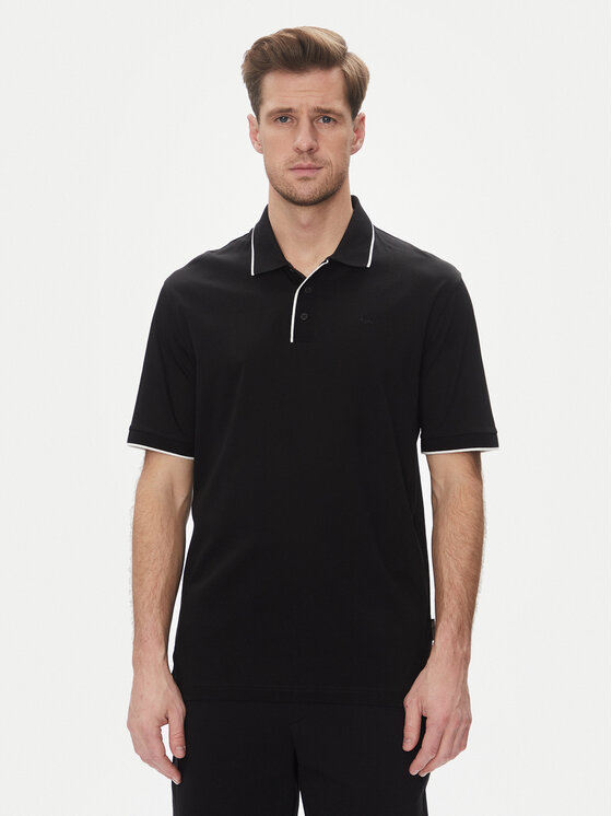 Męskie Polo Armani Exchange, Rozmiar XXL, Czarne, XM000739 AF10364 UC001