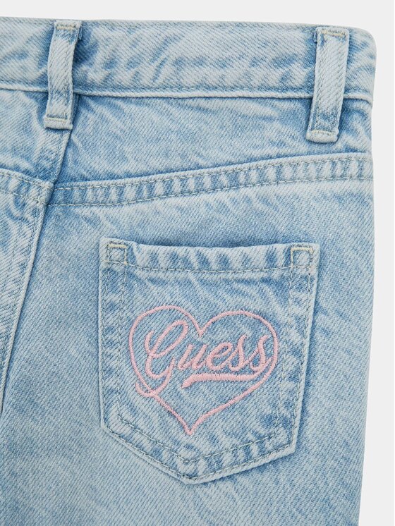 Guess Kids Guess Kids Spodnie materiałowe 173121 Niebieski Regular Fit
