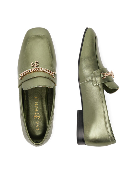 Eva Minge Eva Minge Loaferice CYNIA-LT2513-37 Zelena