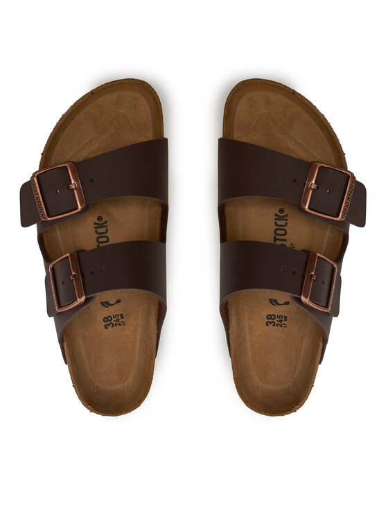 Birkenstock Birkenstock Natikači Arizona Birko-Flor 0051703 Rjava