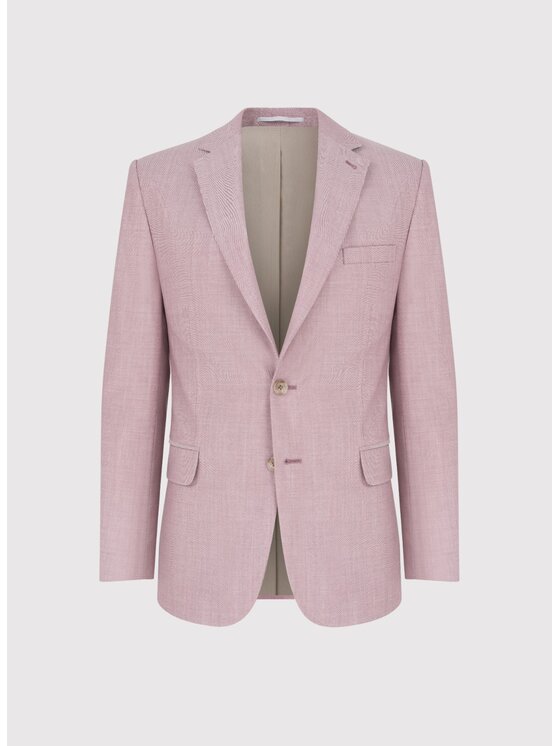 Pako Lorente Pako Lorente Marynarka P25SP-3G-036 Różowy Super Slim Fit