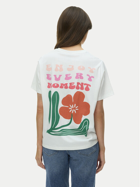 Vero Moda Vero Moda T-shirt Mariane 10343545 Bijela Oversize