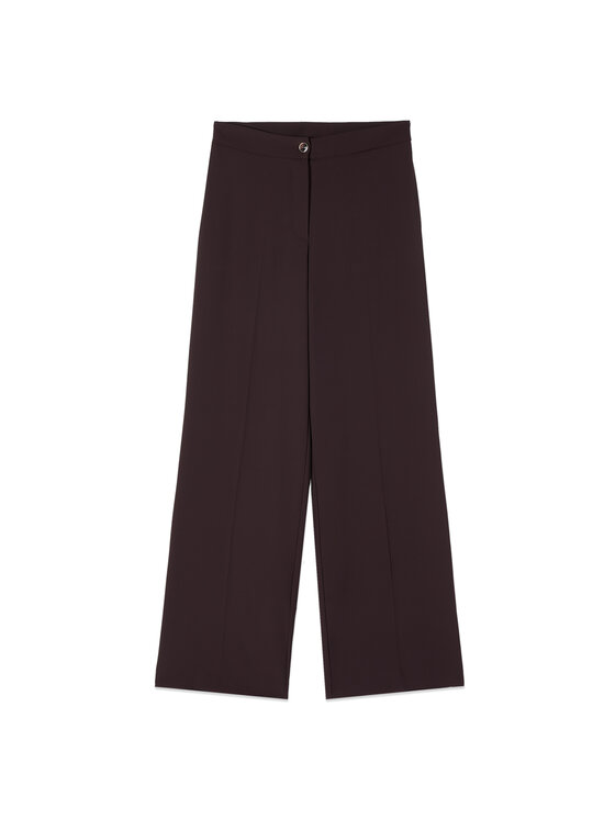 Oltre Oltre Spodnie materiałowe P05NR009643N022 Brązowy Baggy Fit