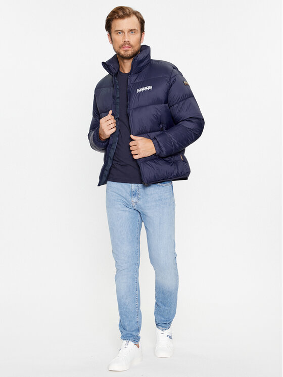 Napapijri Napapijri Zimní bunda NP0A4GJF Tmavomodrá Regular Fit
