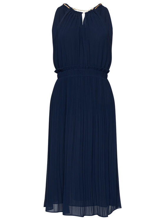 MICHAEL Michael Kors MICHAEL Michael Kors Abito da cocktail Chain MB98X037R3 Blu scuro Regular Fit