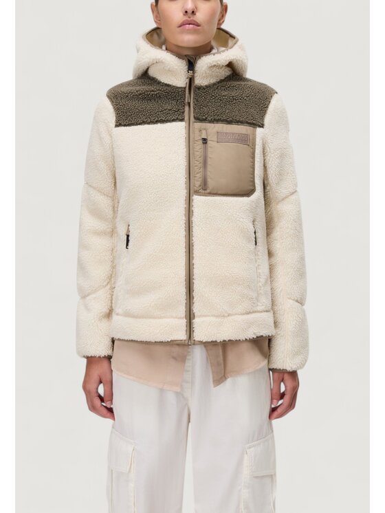 Napapijri Napapijri Felpa YUPIK OG H W Beige Egg Fit