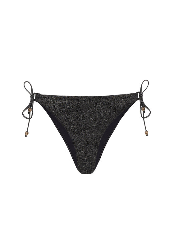Miss Lou Miss Lou Bikini pezzo sotto D-LG2-CZ Nero