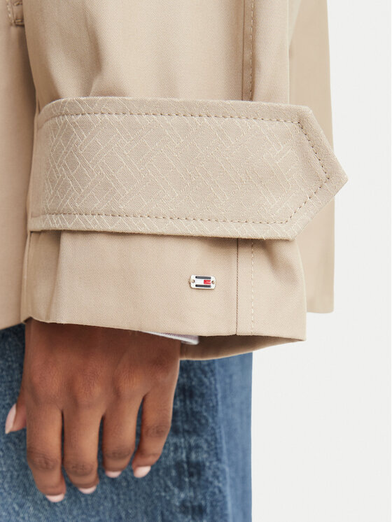 Tommy Hilfiger Tommy Hilfiger Trencis WW0WW51549 Bēšs Relaxed Fit