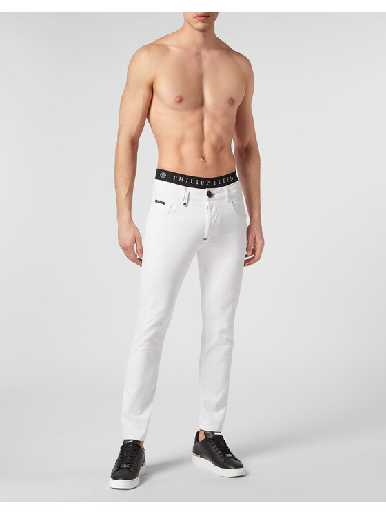 PHILIPP PLEIN PHILIPP PLEIN Jeans 22781 Bianco Skinny Fit