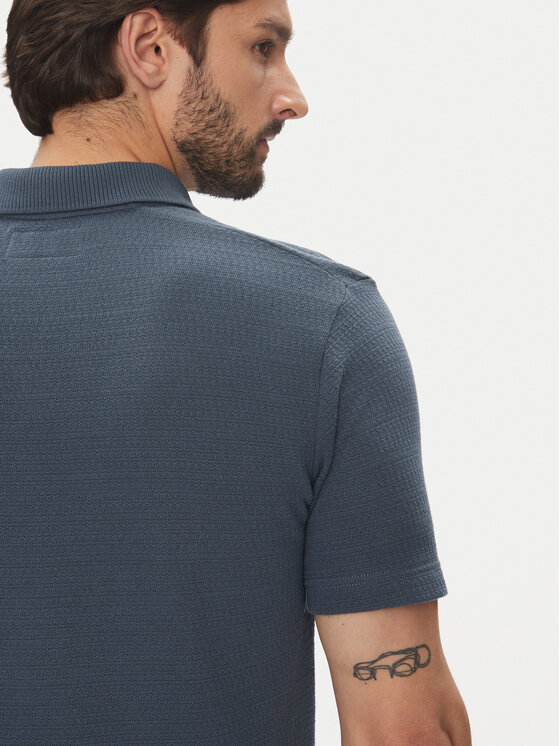 Marc O'Polo Marc O'Polo Polokošeľa 524 3021 53176 Modrá Regular Fit