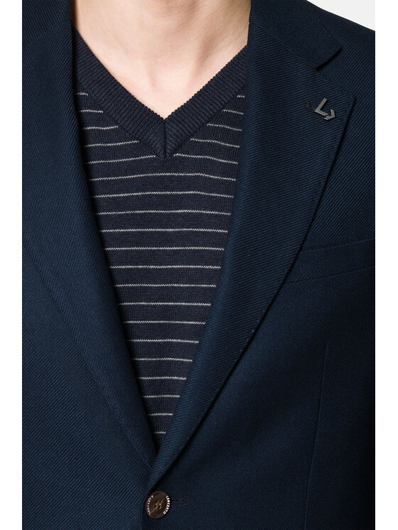 Lancerto Lancerto Marynarka Imperia MA131123000005.GRANAT Granatowy Slim Fit
