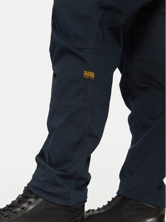 G-Star Raw G-Star Raw Hlače iz tkanine Rovic 3D D02190 Mornarsko modra Regular Fit