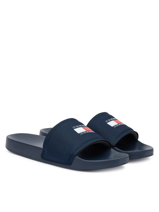 Tommy Jeans Tommy Jeans Klapki Tjm Pool Slide EM0EM01673 Granatowy