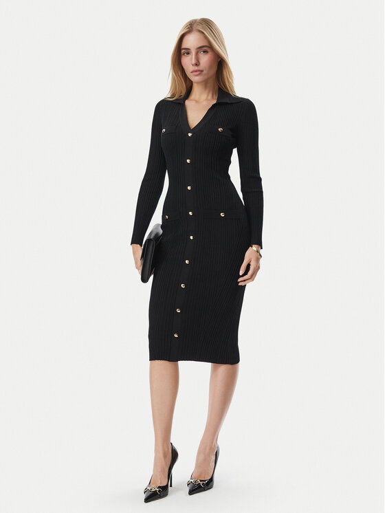 Marciano Guess Marciano Guess Trikotažinė suknelė G6BK33 Z1636 Juoda Slim Fit