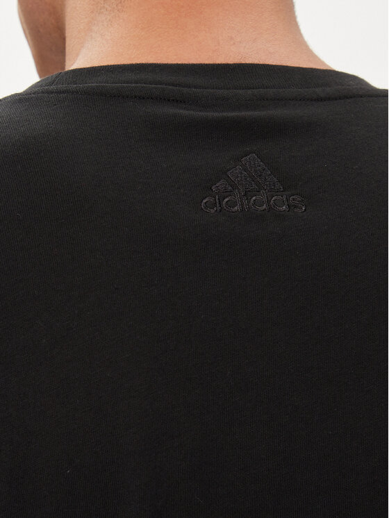 adidas adidas Tričko Essentials Single Jersey Big Logo T-Shirt IC9347 Čierna Regular Fit