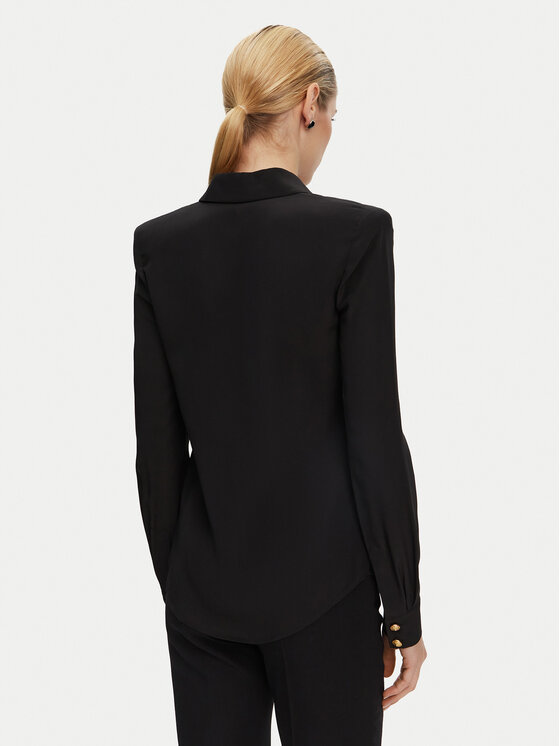 Balmain Balmain Ing DF1HS050SD42 Fekete Regular Fit
