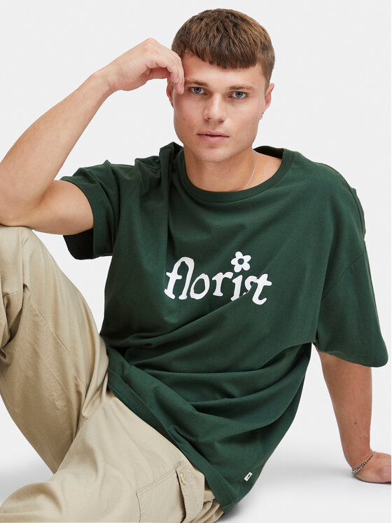 Solid Solid T-shirt 21108143 Verde Regular Fit