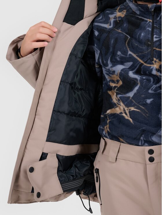 4F 4F Giacca da snowboard 4FJRAW25TTJAM1066-82S Marrone Regular Fit