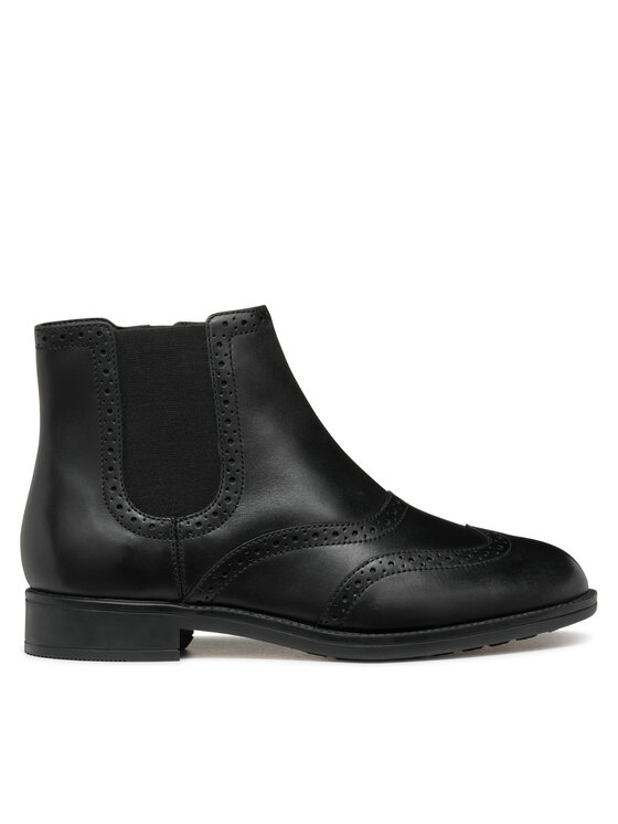 Geox Členková obuv D Jaylon 2 D46QAD 043NH C9999 Čierna