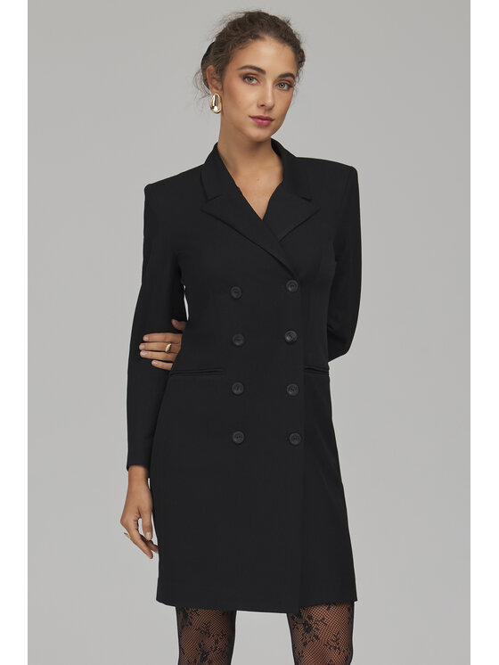 NIFE NIFE Sukienka wieczorowa S299 Czarny Tailored Fit