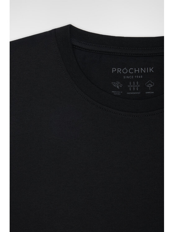 Próchnik Próchnik T-Shirt PM6 TS073124000037 Czarny Regular Fit